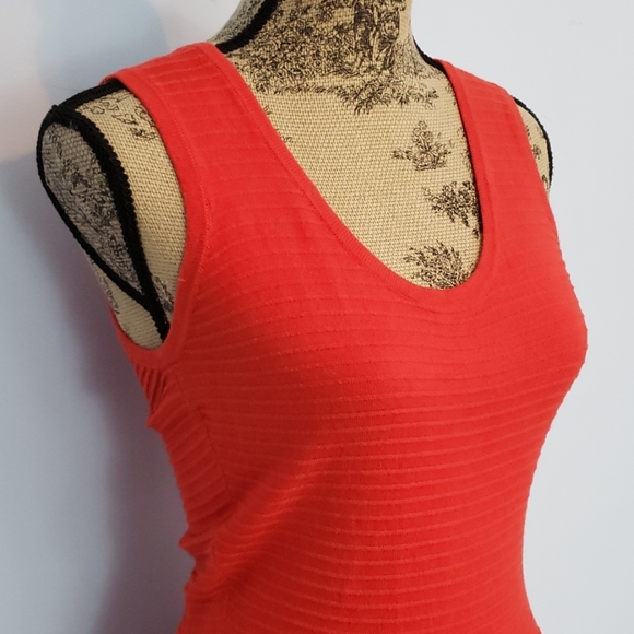 Autumn Cashmere Red Sweater Dress - Picture 3 of 8